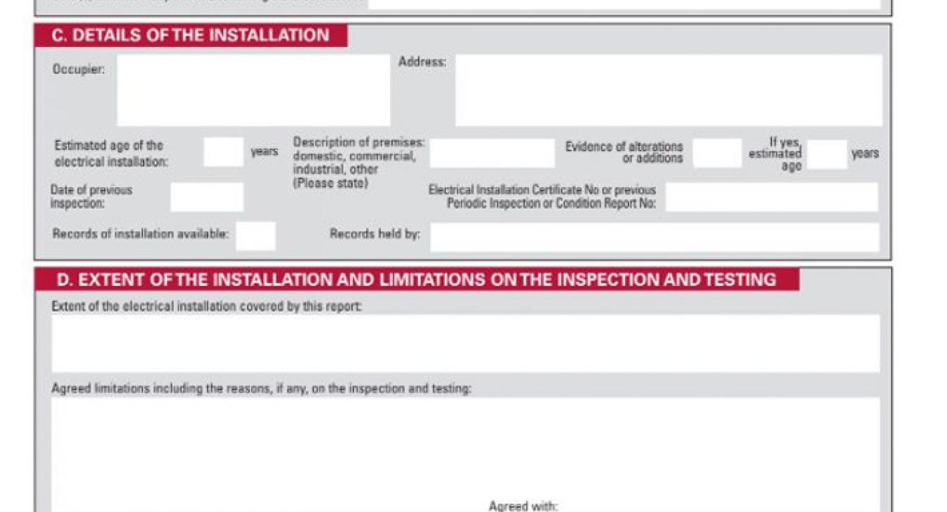 EICR Report